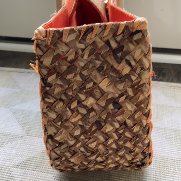 Nordstrom Sequin straw handbag - Picture 5 of 13